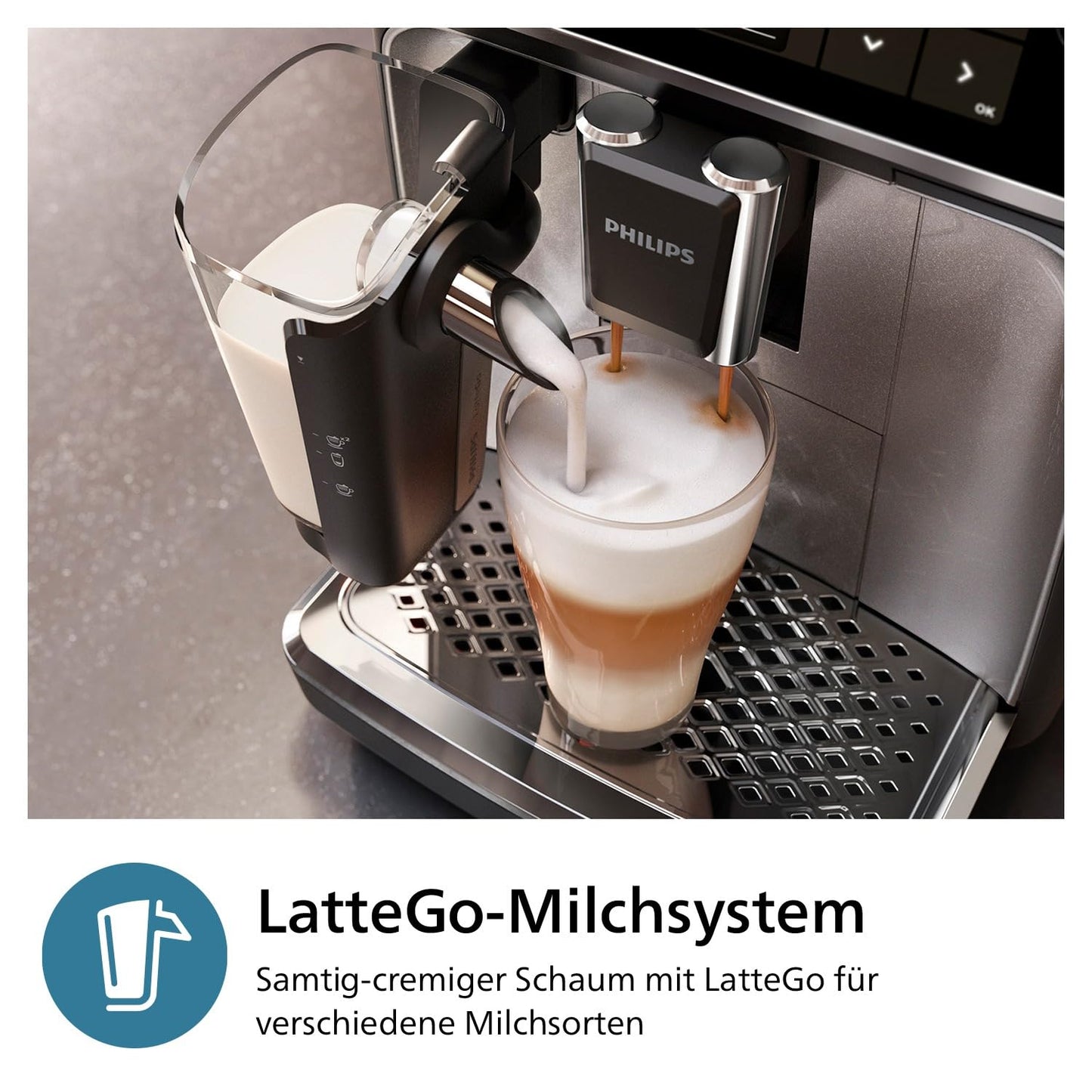 Philips 3300 Series Coffee Machine 6 Drinks EP3347/90