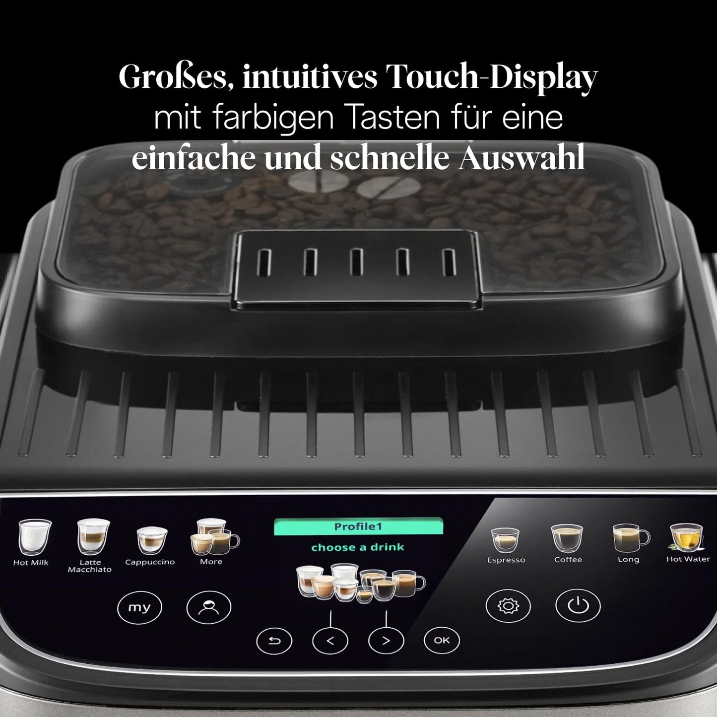 De’Longhi Magnifica Evo Next Coffee Machine Titan