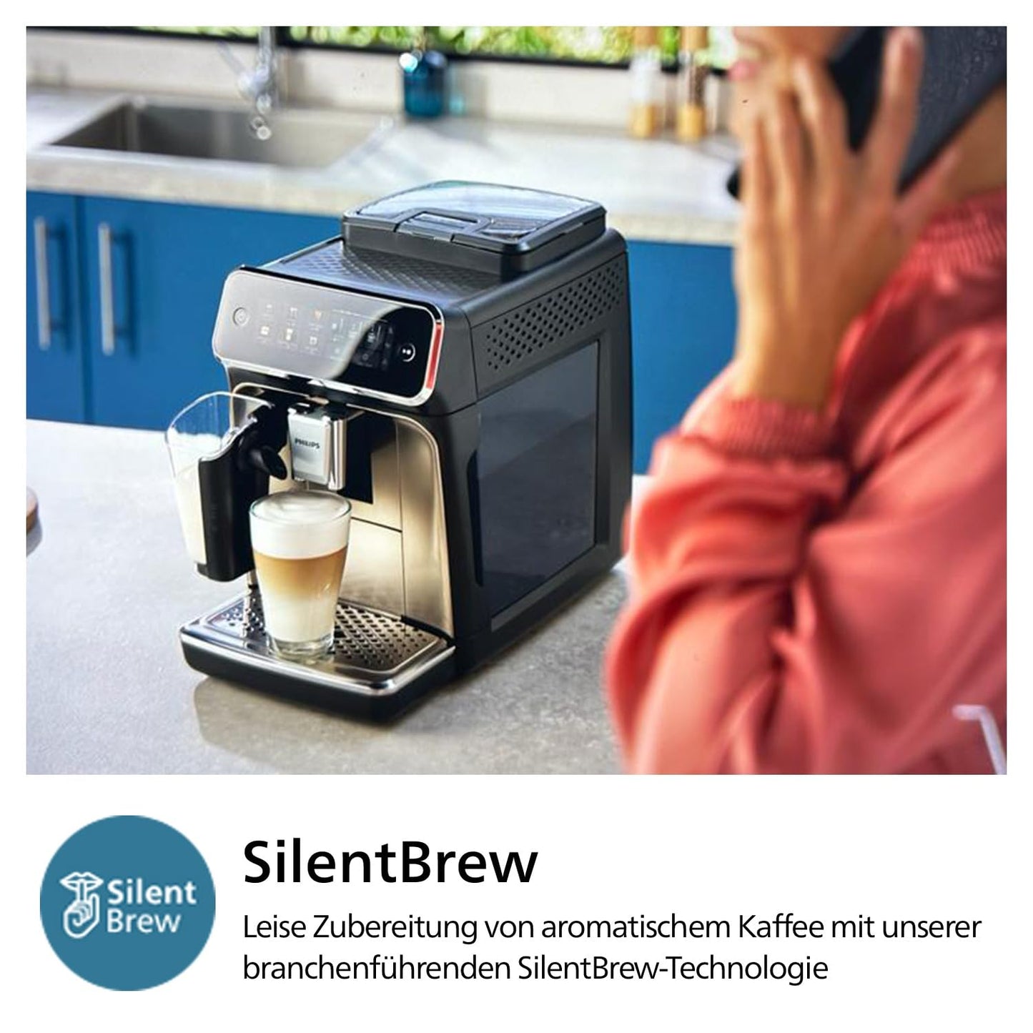 Philips 3300 Series Coffee Machine 6 Drinks EP3347/90