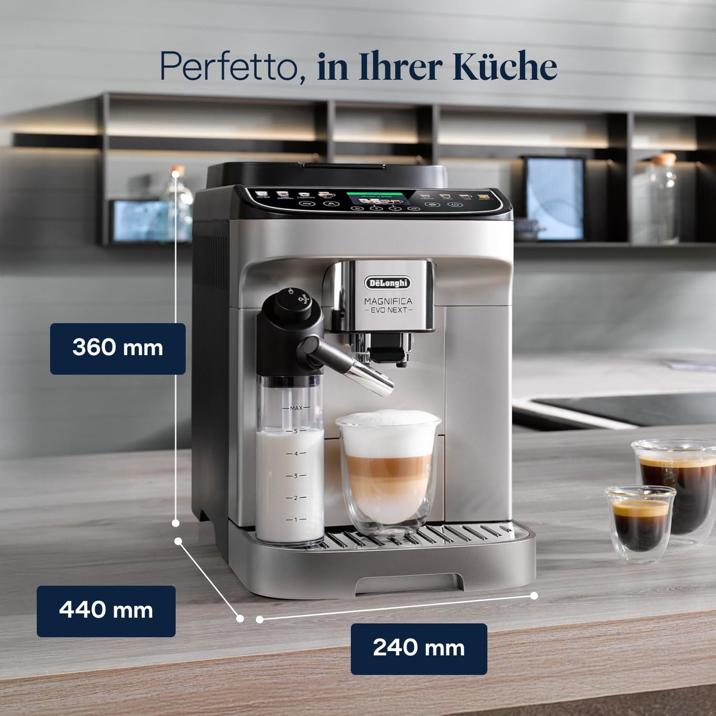 De’Longhi Magnifica Evo Next Coffee Machine Titan