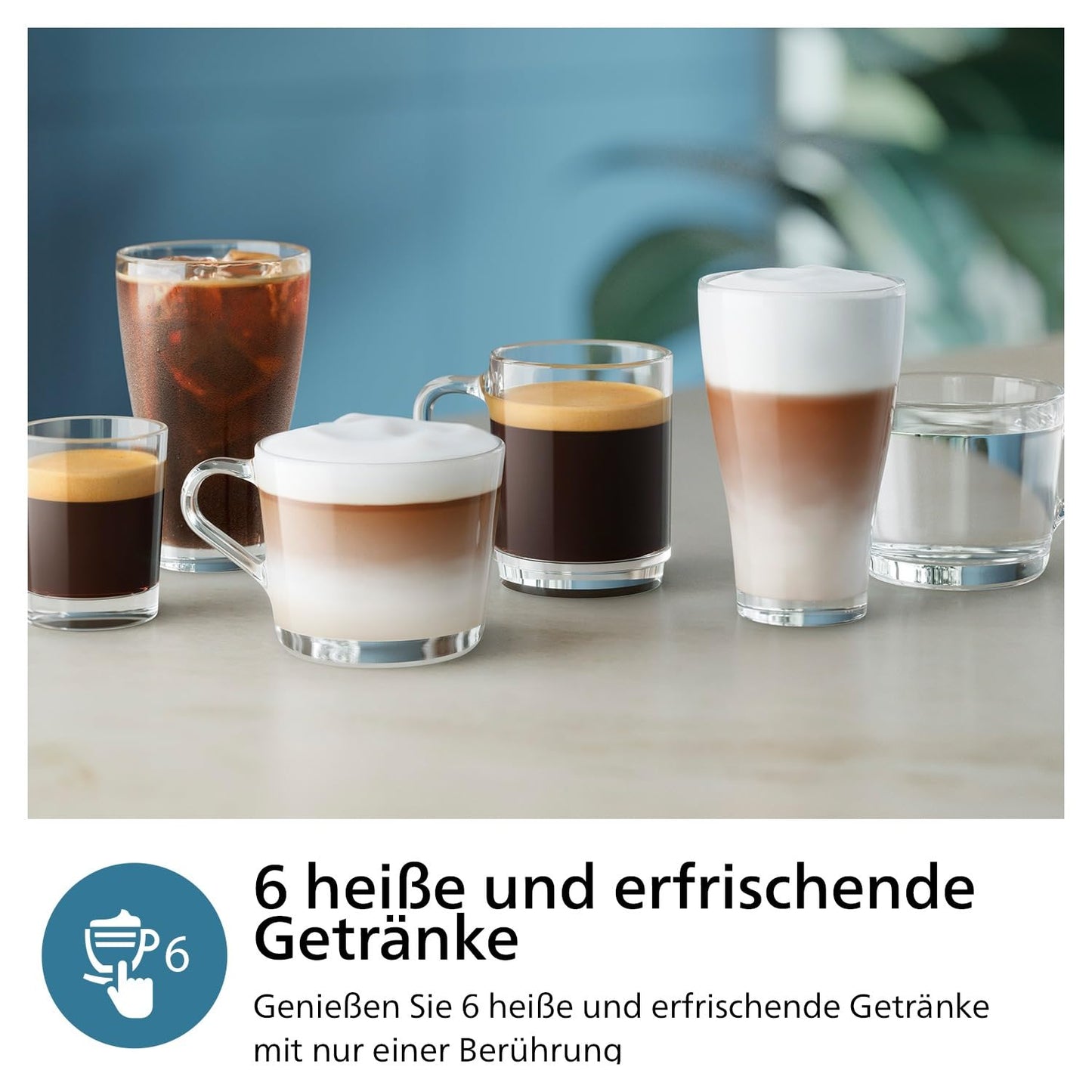 Philips 3300 Series Coffee Machine 6 Drinks EP3347/90