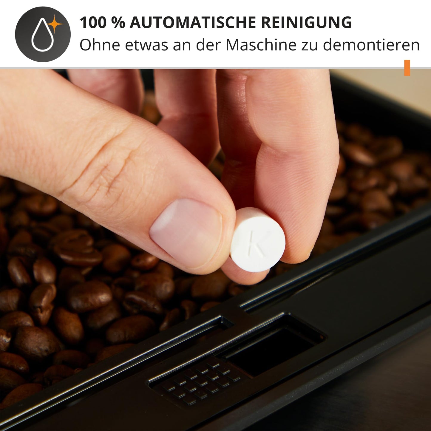 KRUPS Arabica Picto Coffee Machine Black
